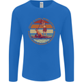 A Girl Who Loves Paddleboarding and Dogs Mens Long Sleeve T-Shirt Royal Blue