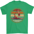 A Girl Who Loves Paddleboarding and Dogs Mens T-Shirt 100% Cotton Irish Green