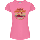 A Girl Who Loves Paddleboarding and Dogs Womens Petite Cut T-Shirt Azalea