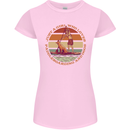 A Girl Who Loves Paddleboarding and Dogs Womens Petite Cut T-Shirt Light Pink