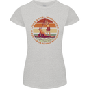 A Girl Who Loves Paddleboarding and Dogs Womens Petite Cut T-Shirt Sports Grey