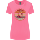 A Girl Who Loves Paddleboarding and Dogs Womens Wider Cut T-Shirt Azalea