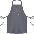 A Girl With Her Guinea Pig Cotton Apron 100% Organic Steel