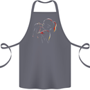 A Girl With Her Guinea Pig Cotton Apron 100% Organic Steel