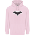 A Glowing Bat Vampires Halloween Childrens Kids Hoodie Light Pink