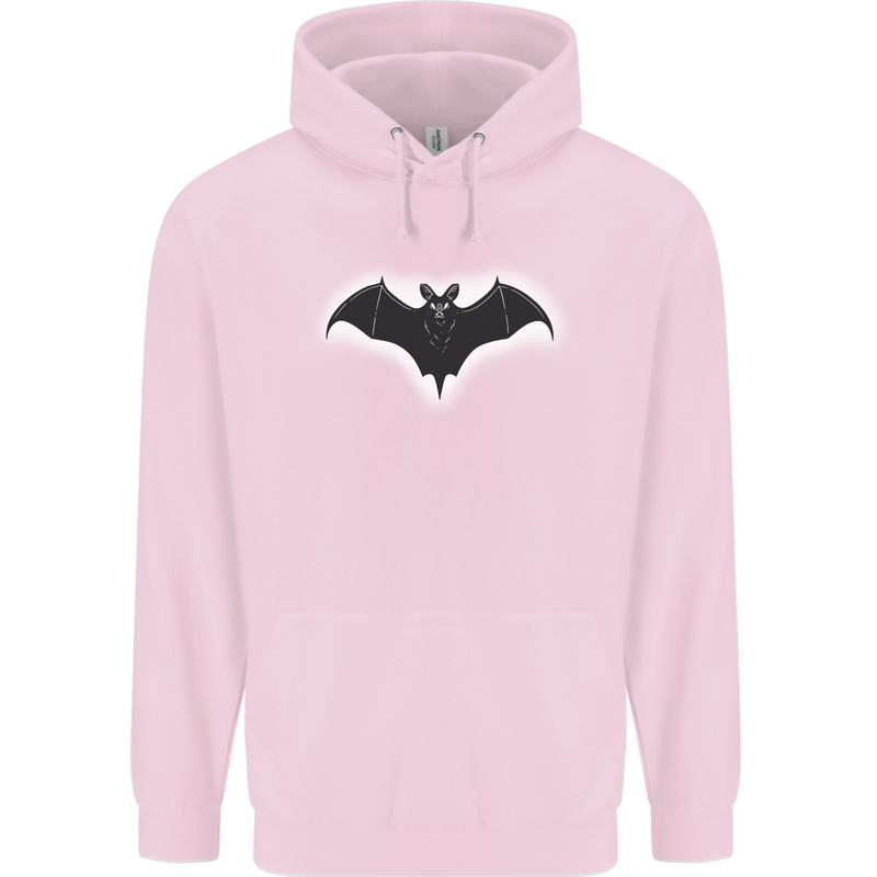 A Glowing Bat Vampires Halloween Childrens Kids Hoodie Light Pink