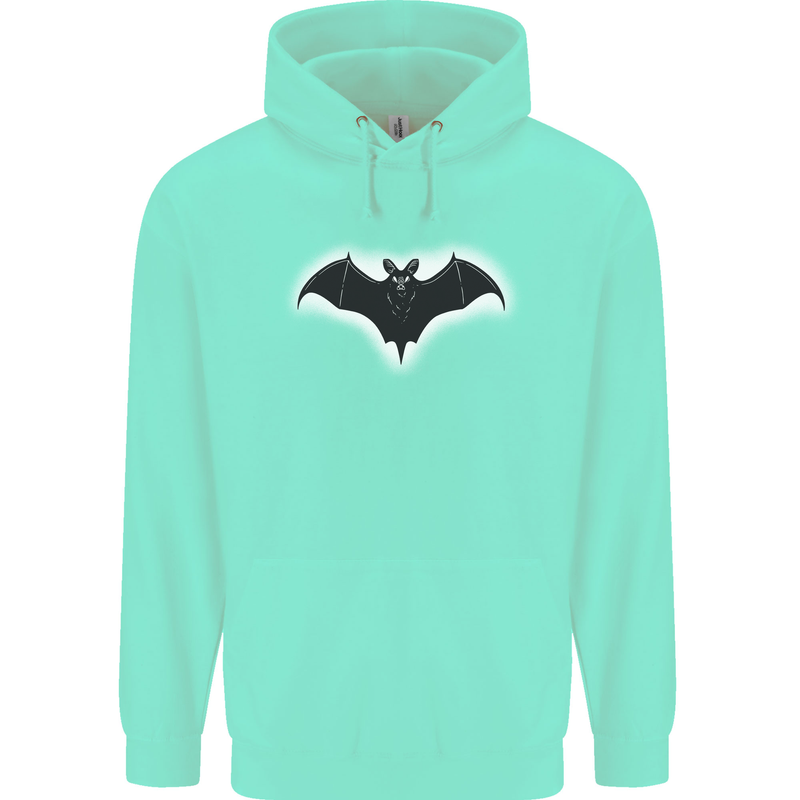 A Glowing Bat Vampires Halloween Childrens Kids Hoodie Peppermint
