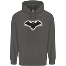 A Glowing Bat Vampires Halloween Childrens Kids Hoodie Storm Grey