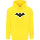 A Glowing Bat Vampires Halloween Childrens Kids Hoodie Yellow