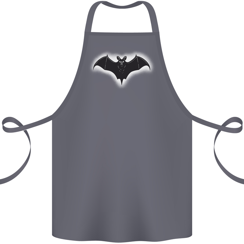A Glowing Bat Vampires Halloween Cotton Apron 100% Organic Steel