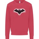 A Glowing Bat Vampires Halloween Kids Sweatshirt Jumper Heliconia