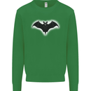 A Glowing Bat Vampires Halloween Kids Sweatshirt Jumper Irish Green
