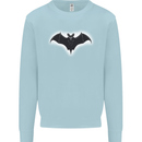 A Glowing Bat Vampires Halloween Kids Sweatshirt Jumper Light Blue