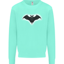 A Glowing Bat Vampires Halloween Kids Sweatshirt Jumper Peppermint