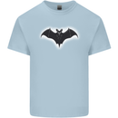 A Glowing Bat Vampires Halloween Kids T-Shirt Childrens Light Blue