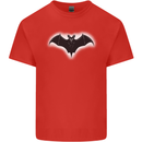 A Glowing Bat Vampires Halloween Kids T-Shirt Childrens Red