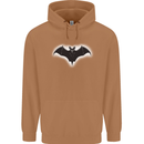 A Glowing Bat Vampires Halloween Mens 80% Cotton Hoodie Caramel Latte