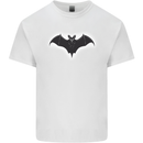 A Glowing Bat Vampires Halloween Mens Cotton T-Shirt Tee Top White