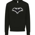 A Glowing Bat Vampires Halloween Mens Sweatshirt Jumper Black