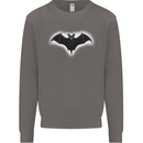 A Glowing Bat Vampires Halloween Mens Sweatshirt Jumper Charcoal