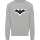 A Glowing Bat Vampires Halloween Mens Sweatshirt Jumper Sports Grey