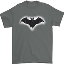 A Glowing Bat Vampires Halloween Mens T-Shirt 100% Cotton Charcoal