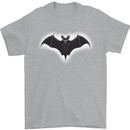 A Glowing Bat Vampires Halloween Mens T-Shirt 100% Cotton Sports Grey
