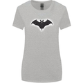 A Glowing Bat Vampires Halloween Womens Wider Cut T-Shirt Sports Grey