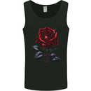 A Gothic Rose Goth Mens Vest Tank Top Black