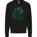 A Green Cane Corso Dog Mens Sweatshirt Jumper Black