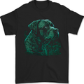 A Green Cane Corso Dog Mens T-Shirt 100% Cotton Black