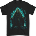 A Green Grim Reaper Mens T-Shirt 100% Cotton BLACK