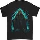 A Green Grim Reaper Mens T-Shirt 100% Cotton BLACK