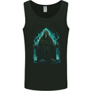 A Green Grim Reaper Mens Vest Tank Top Black