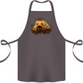 A Hairy Frogfish Cotton Apron 100% Organic Dark Grey