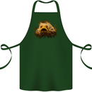 A Hairy Frogfish Cotton Apron 100% Organic Forest Green