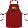 A Hairy Frogfish Cotton Apron 100% Organic Maroon