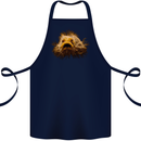 A Hairy Frogfish Cotton Apron 100% Organic Navy Blue