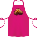 A Hairy Frogfish Cotton Apron 100% Organic Pink