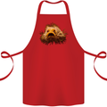 A Hairy Frogfish Cotton Apron 100% Organic Red