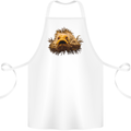 A Hairy Frogfish Cotton Apron 100% Organic White