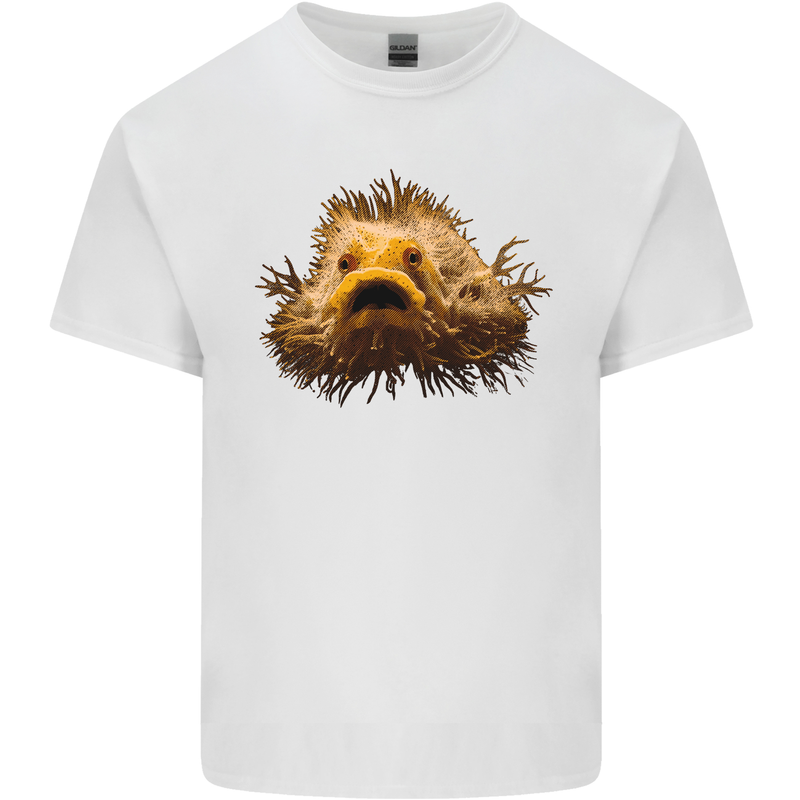 A Hairy Frogfish Kids T-Shirt Childrens White