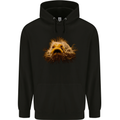 A Hairy Frogfish Mens 80% Cotton Hoodie Black