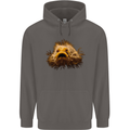 A Hairy Frogfish Mens 80% Cotton Hoodie Charcoal