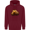 A Hairy Frogfish Mens 80% Cotton Hoodie Maroon