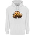 A Hairy Frogfish Mens 80% Cotton Hoodie White