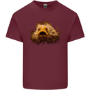 A Hairy Frogfish Mens Cotton T-Shirt Tee Top Maroon