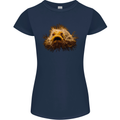 A Hairy Frogfish Womens Petite Cut T-Shirt Navy Blue