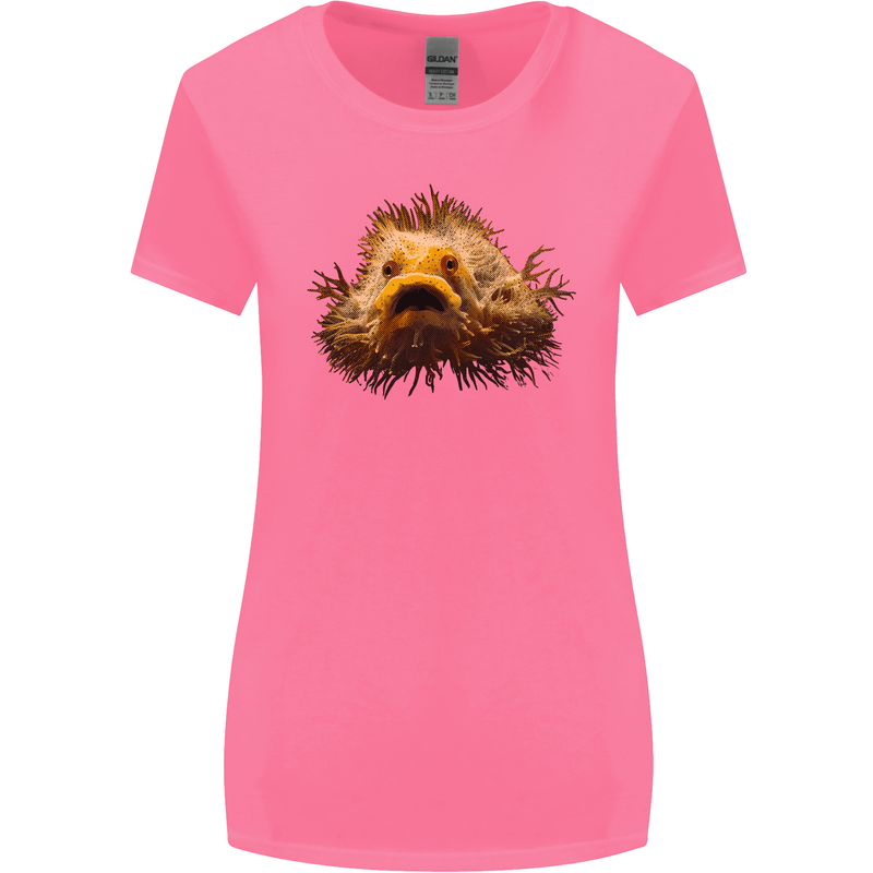 A Hairy Frogfish Womens Wider Cut T-Shirt Azalea