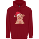 A Happy Christmas Pig Funny Xmas Childrens Kids Hoodie Red